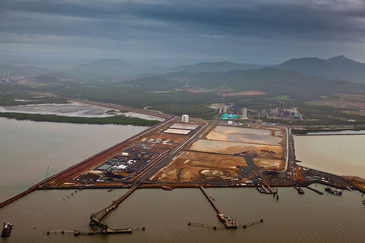 Gladstone Port development QLD - credit Greenpeace Tom Jefferson Gladstone Port development QLD - credit Greenpeace Tom Jefferson